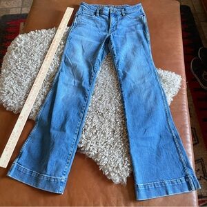 Blue Denim Flare Jeans